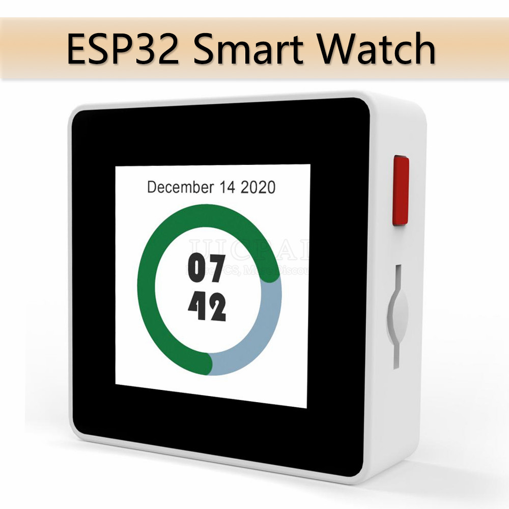 Esp32- dengan skrin tft 1.54 inci mpu9250 bm8563 jenis-c 8mb flash esp32 smart watch development board wifi bt module