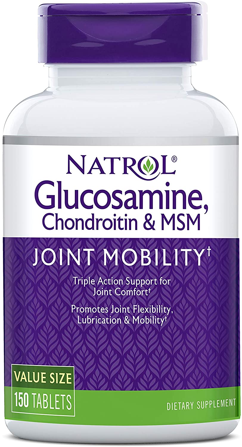 Natrol Glucosamine Chondroitin & MSM Joint Mobility 150 Tablets