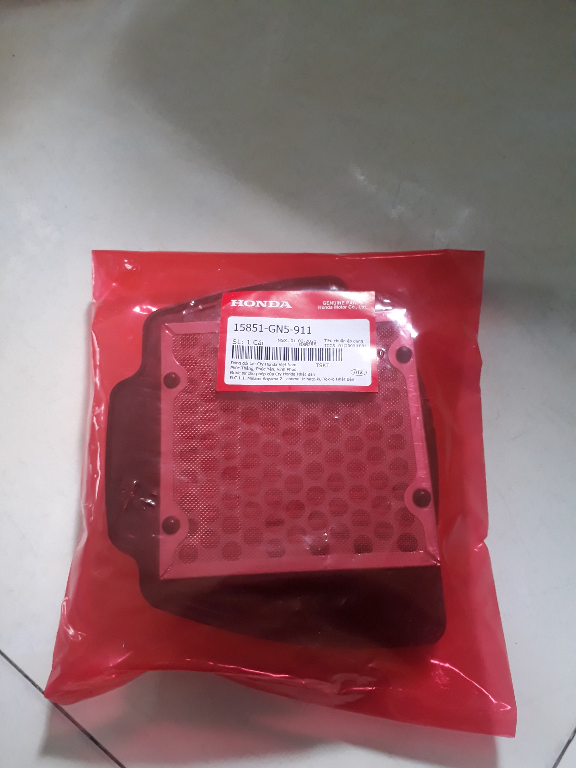 Lọc Gió Dầu Air Blade 110