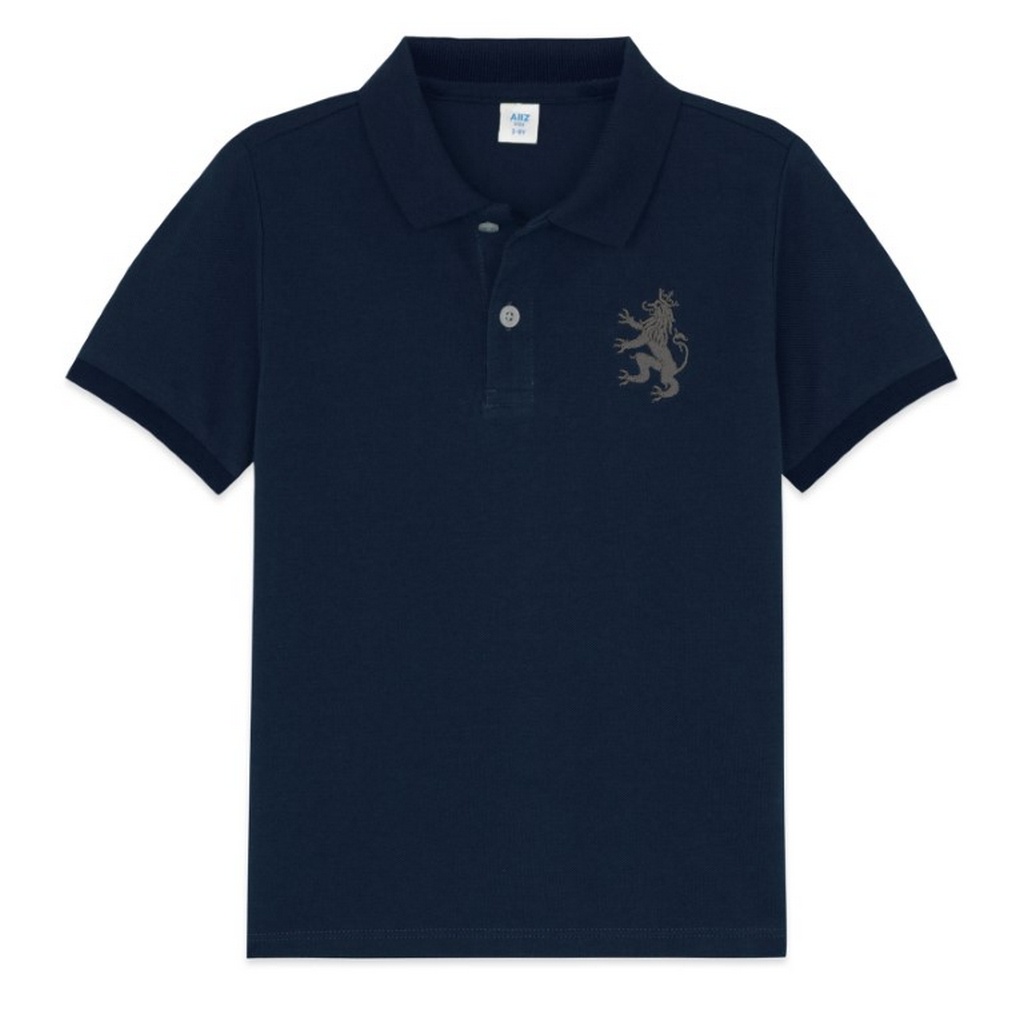 AIIZ (A To Zad)-Boy's Pique Polo Embroidered Singha Nboy's