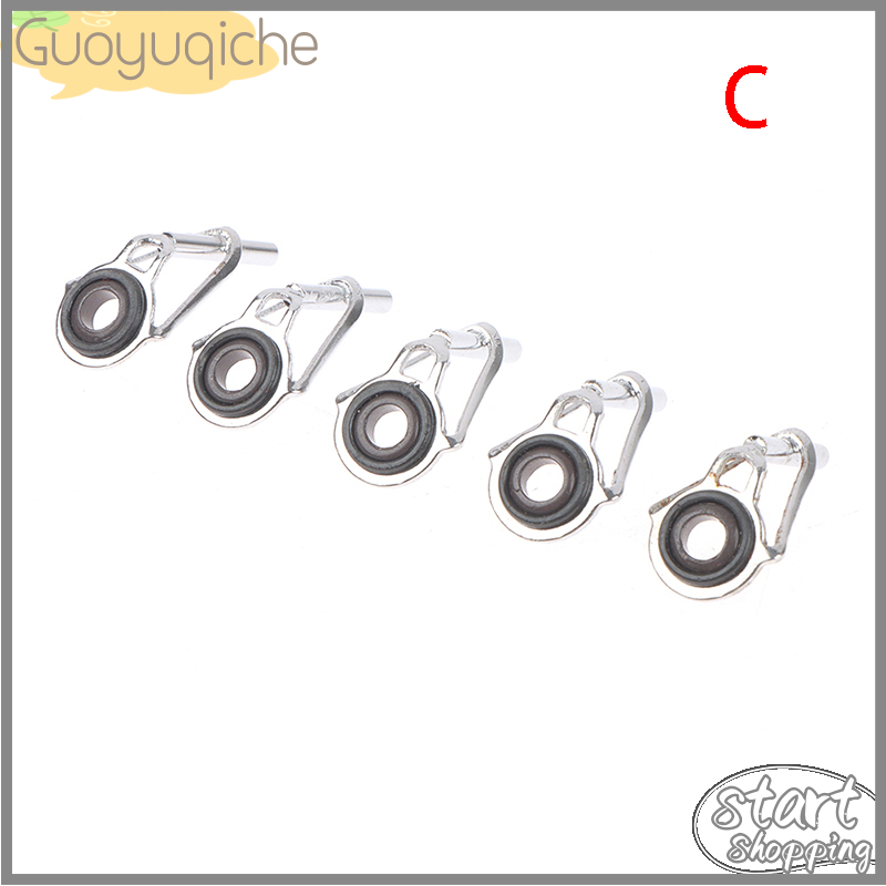 Guoyuqiche 5 chiếc khuyên cần câu đầu tiên Bộ dụng cụ dẫn mắt để câu cá ngoài trời