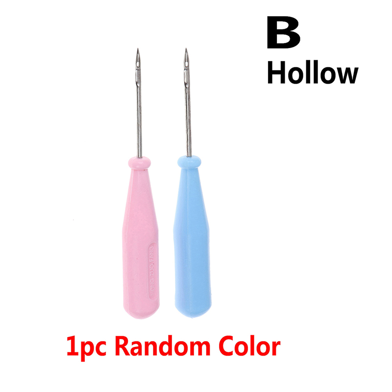 SQ Stationery Steel Stitcher Sewing Awl Shoes Hole Hook DIY Leather Tool Shoe Repair Needles