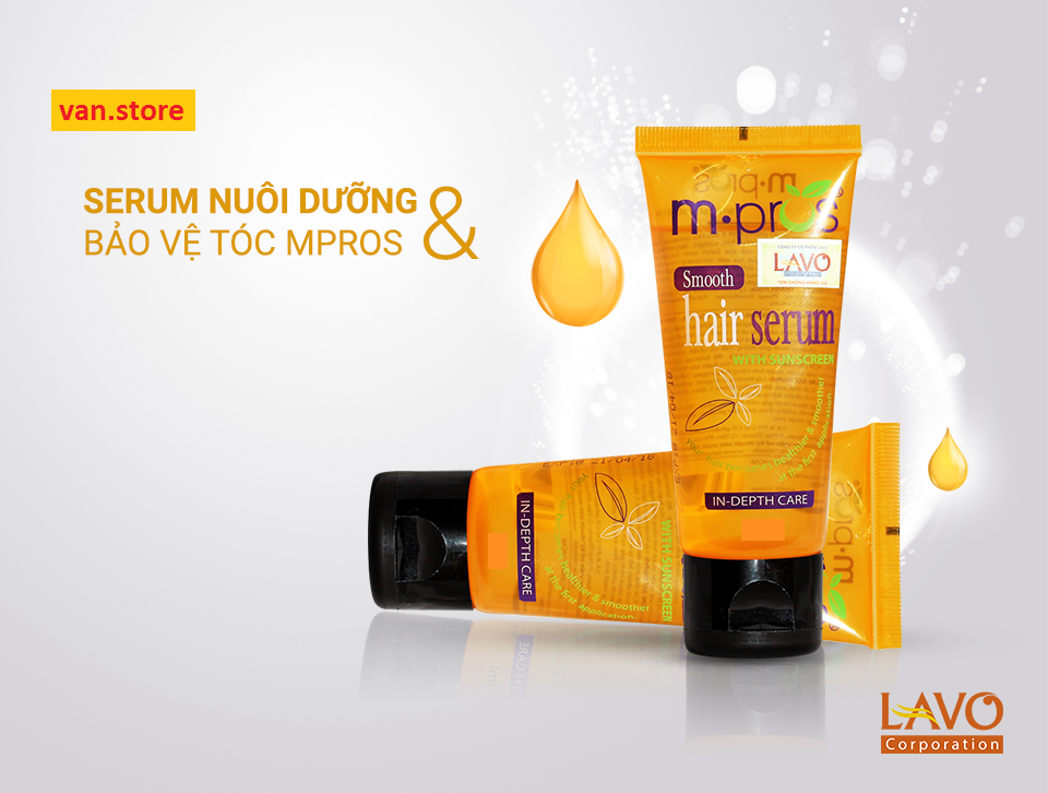 [HCM]SERUM NUÔI DƯỠNG & BẢO VỆ TÓC M.PROS 60ML [CAM]