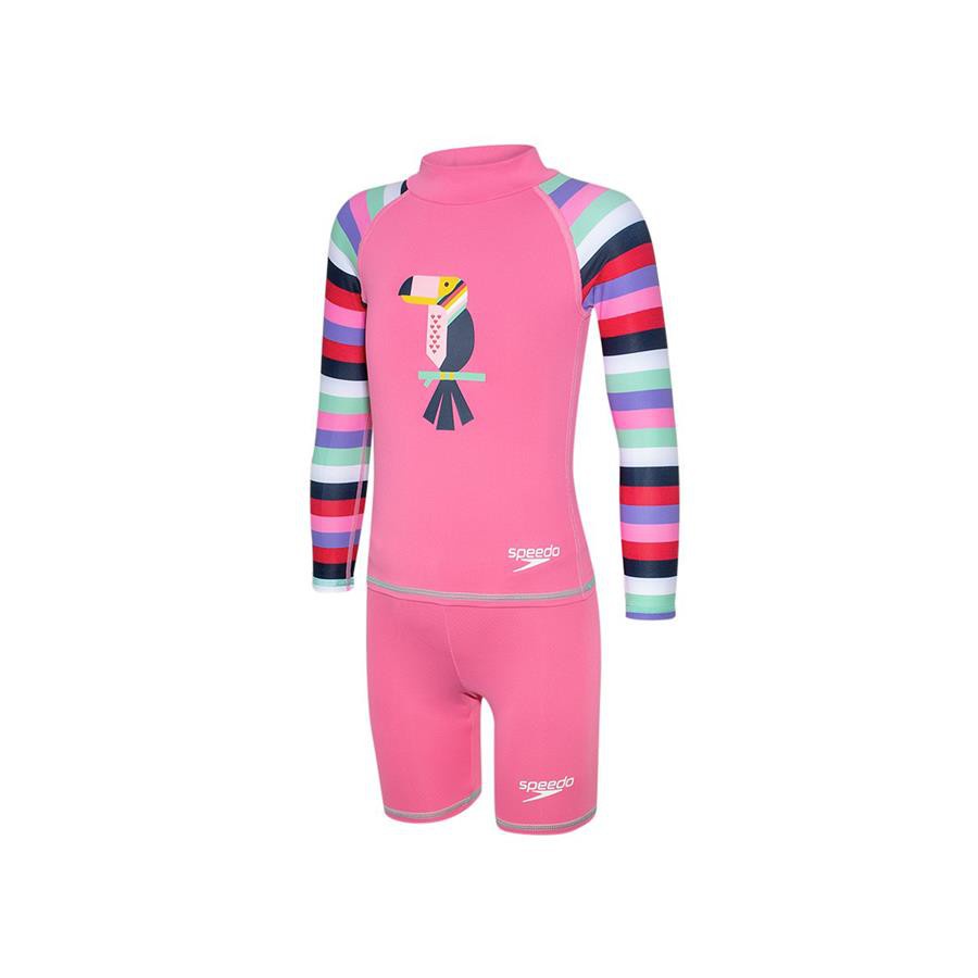 Speedo kid performance tots girl rashguard soj20032c-gagg