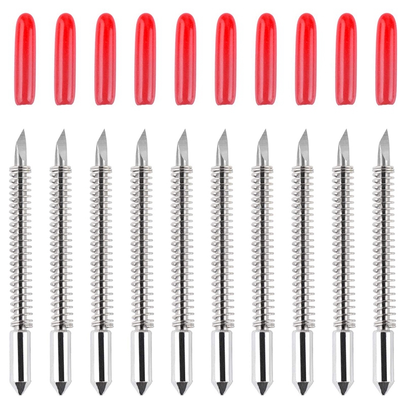 100Pcs 45 Degree Vinyl Cutter Plotter Blades for Graphtec CB09U CB09 Silhouette Cameo Cutting Knife Cricut Maker