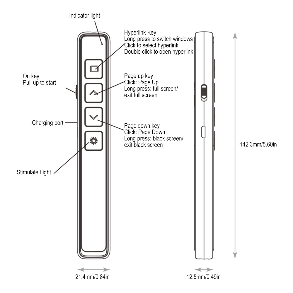 2.4ghz%20Wireless%20Presentation%20Clicker%20Powerpoint%20Pen%20Usb%20Remote%20Control%20Flip%20Pen%20For%20Teaching%20Projector%20Ppt%20Presenter%20-%20Image%207