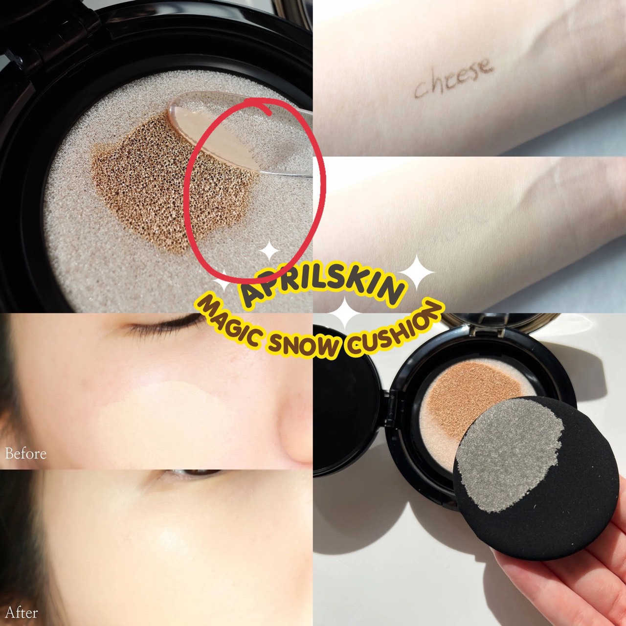 [PHIÊN BẢN NÂNG CẤP] Phấn Nước AprilSkin Magic Snow Cushion 3.0 SPF50+/PA+++ 15g