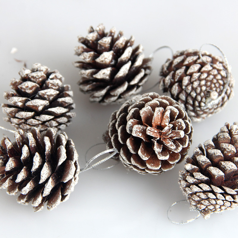 Pine Cones With String Christmas Ornaments Hanging Decorations For Christmas Tree String Christmas Pine Cone Ornaments Crafts