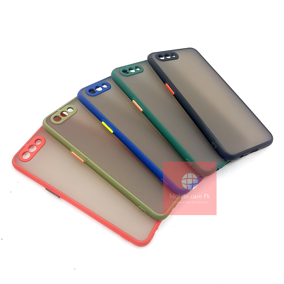 Oppo A3s Back Cover | Oppo A12e Back Cover Smoky Matte Armor Case Camera Protection Cover For Oppo A3s | Oppo A12e