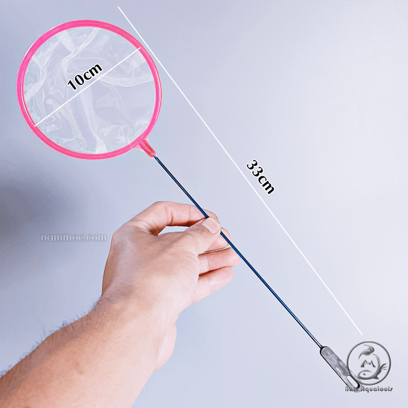 Vợt Cá Tép Mini - Vợt Artemia ☘ Lưới Siêu Mịn - Siêu Mềm