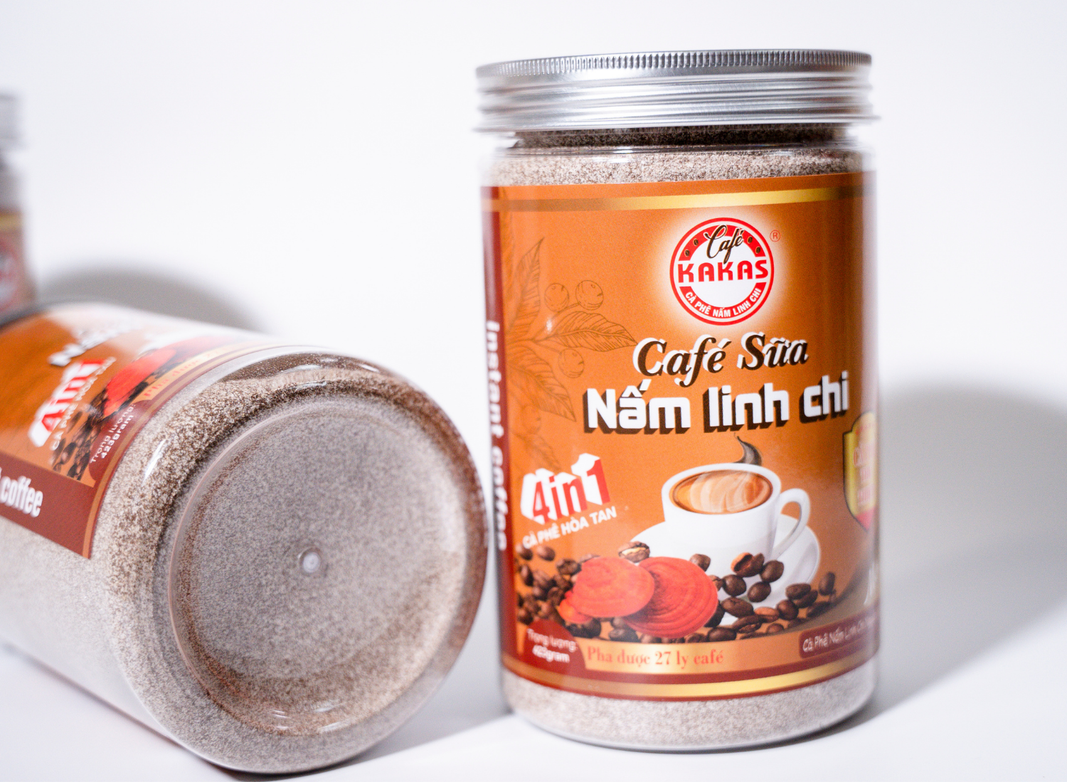 Bộ combo 2 hộp Cà Phê Nấm Linh Chi 4in1