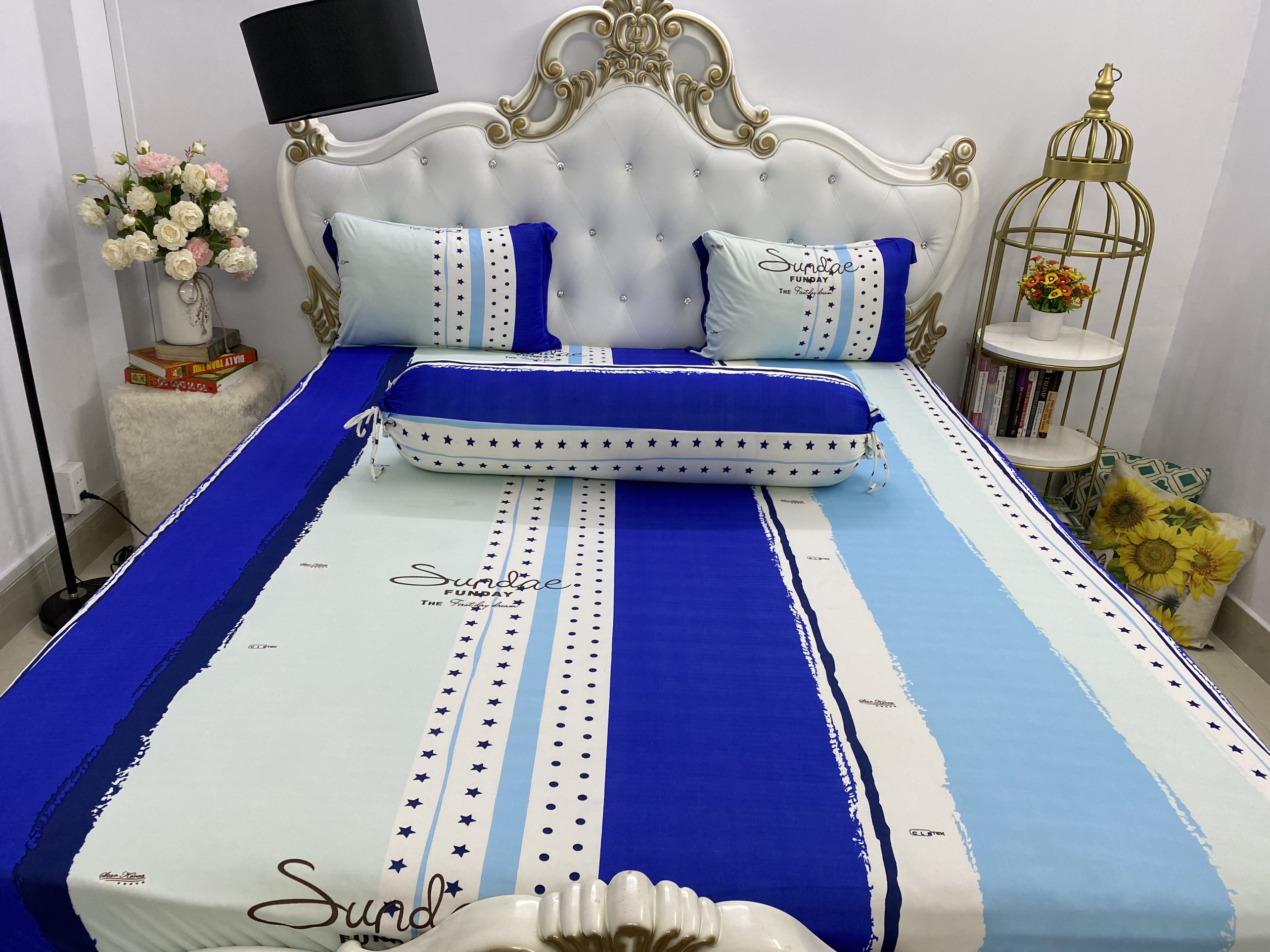 Cool Korean Elastic Sheet Set { 4 Pieces } All Sizes