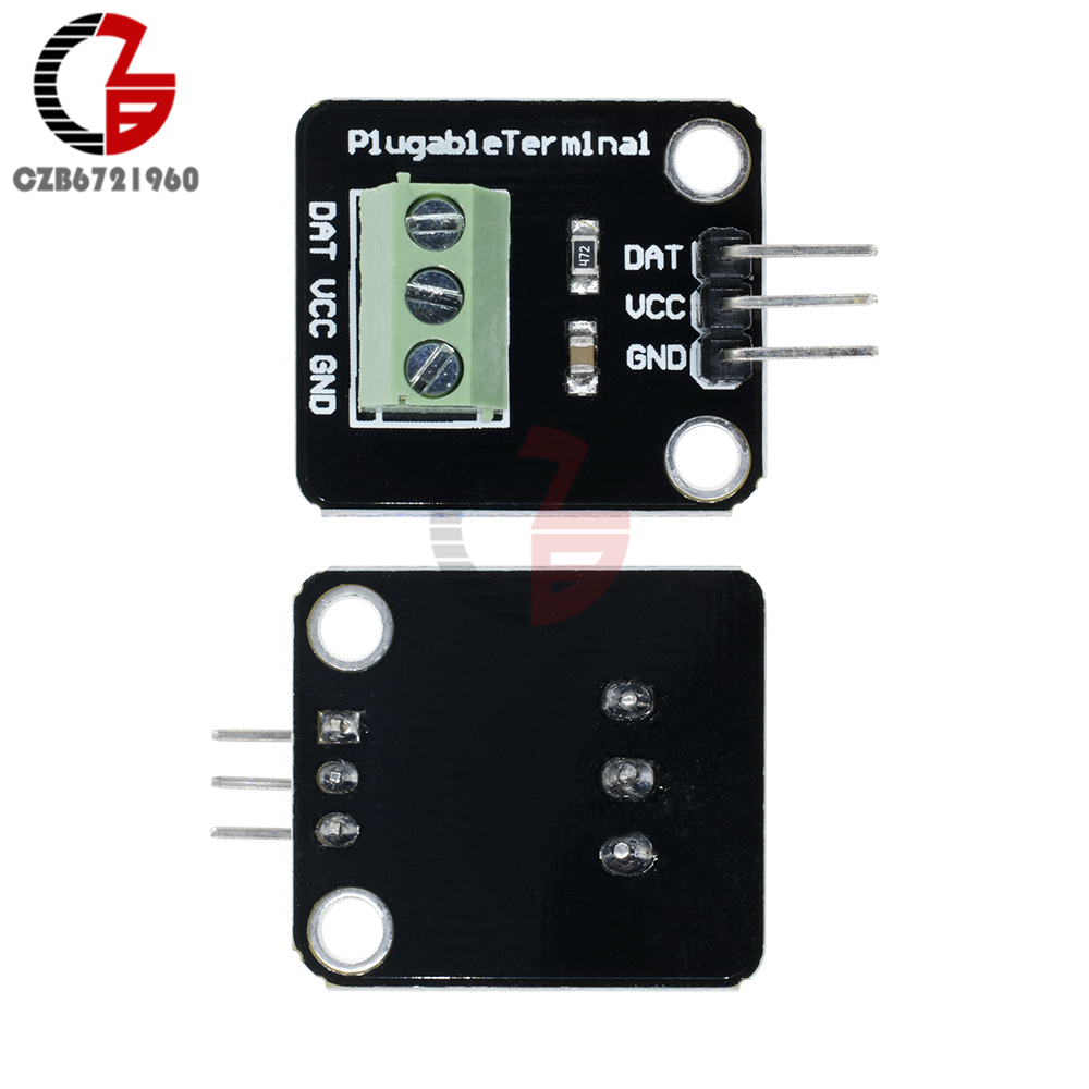 3v-5.5v%20Ds18b20%20Waterproof%20Temperature%20Sensor%20Probe%20Module%20Diy%20Kit%20Plugable%20Terminal%20Adapter%20With%20Cable%20For%20Arduino%20Raspberry%20Pi%20-%20Image%206