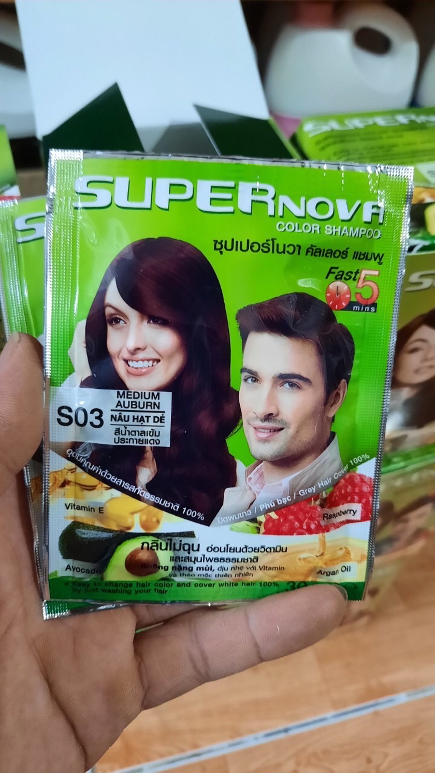 [Hcm]Super Nova Herbal Hair Dye with Long Lasting Color
