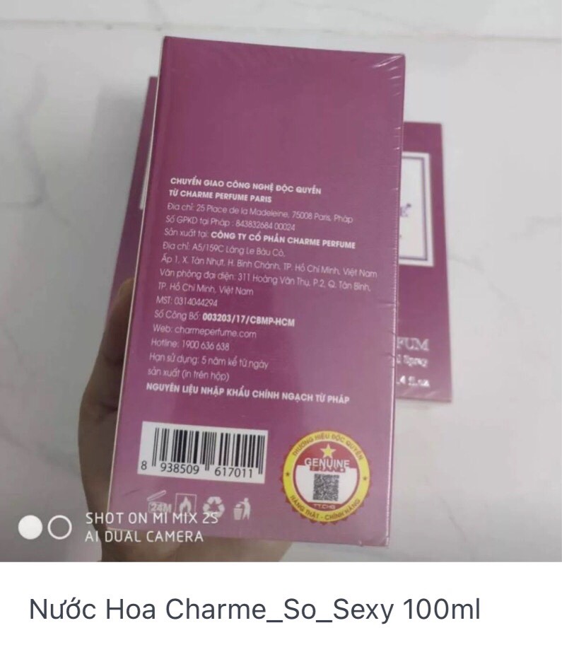 Nước Hoa Charme_So_Sexy 100ml