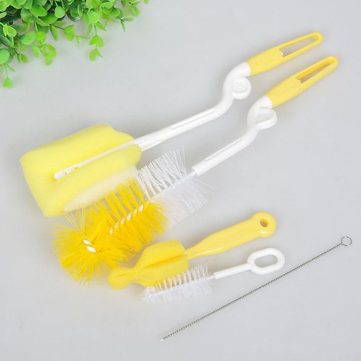 Bộ 5 món cọ rửa ly bình tiện lợi