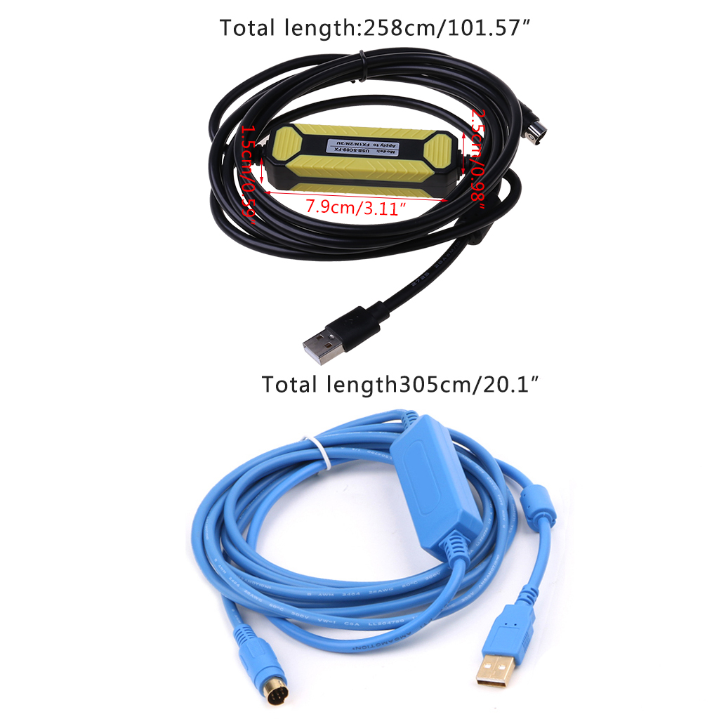 USB-SC09 Cáp lập trình cho Mitsubishi FX loạt PLC cáp thông tin liên lạc