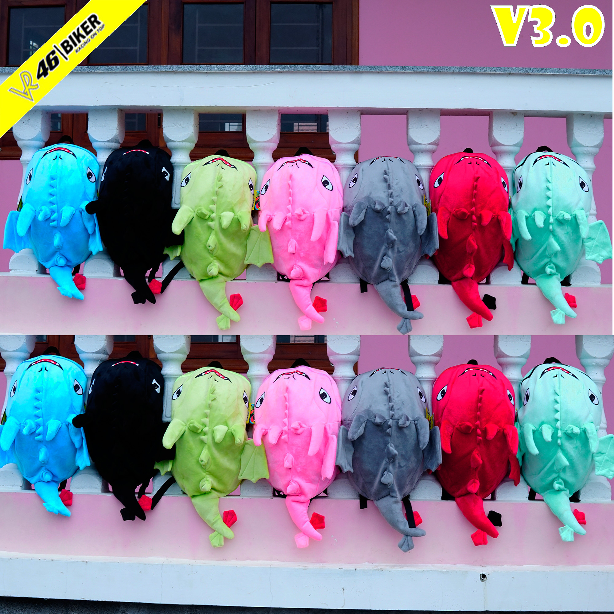 Balo Rồng Vải Nhung Dễ Thương Siêu Cute Cỡ Trung Đựng Nón Bảo HiểmSách Vở Đồ Dùnglaptop - NHIỀU MÀU