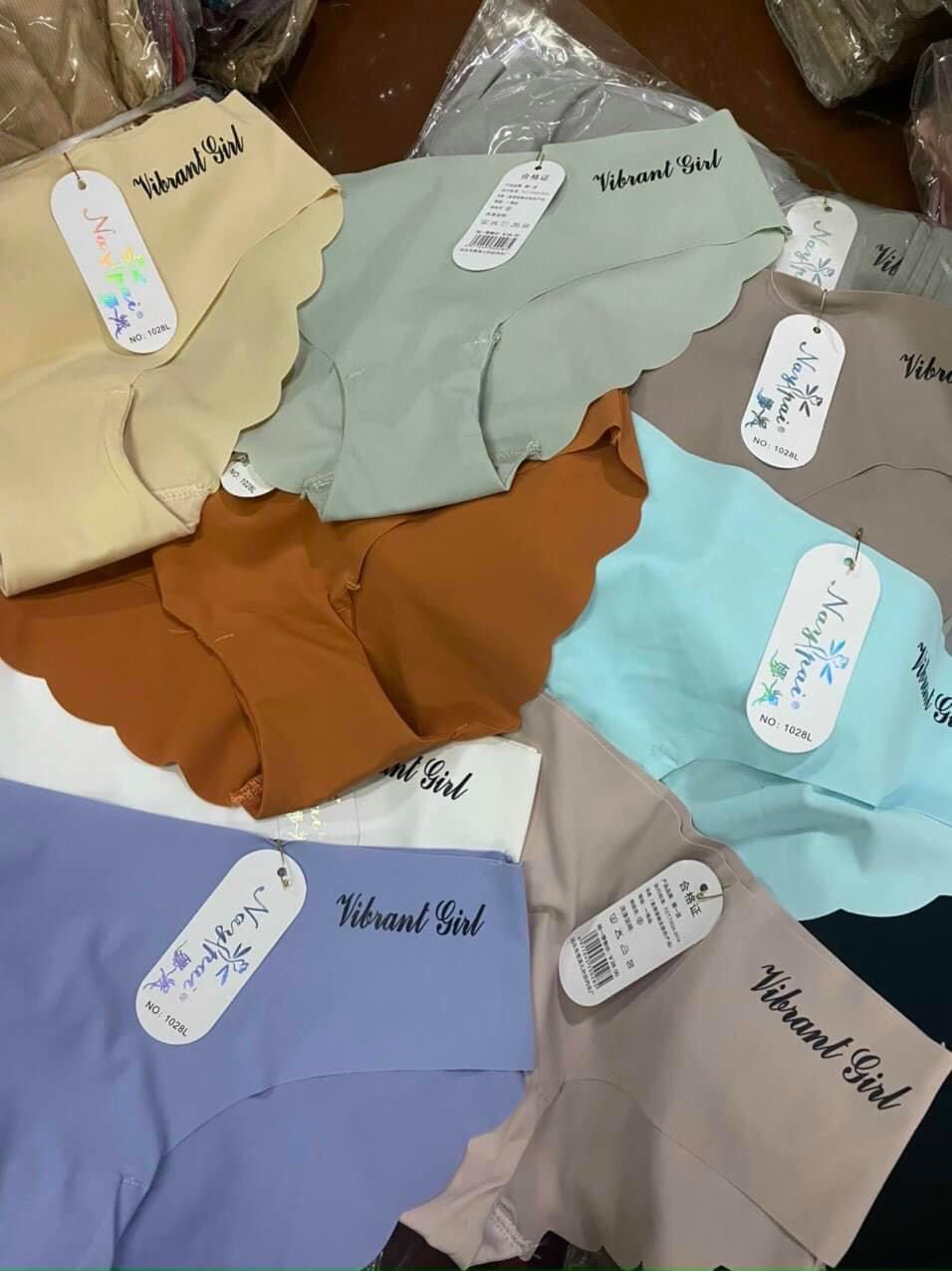 Set 10 Quần Lót Nữ Su Không Đường May-Quần Chip Nữ Siêu Mát Lạnh Dễ Thương,Set 10quấn lót su không đường viền,quần lót thái