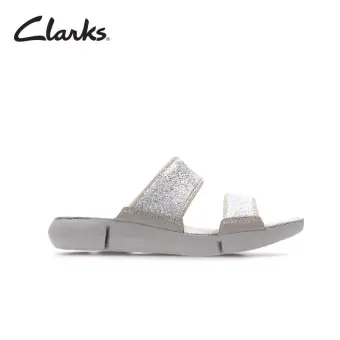 clarks womens silver