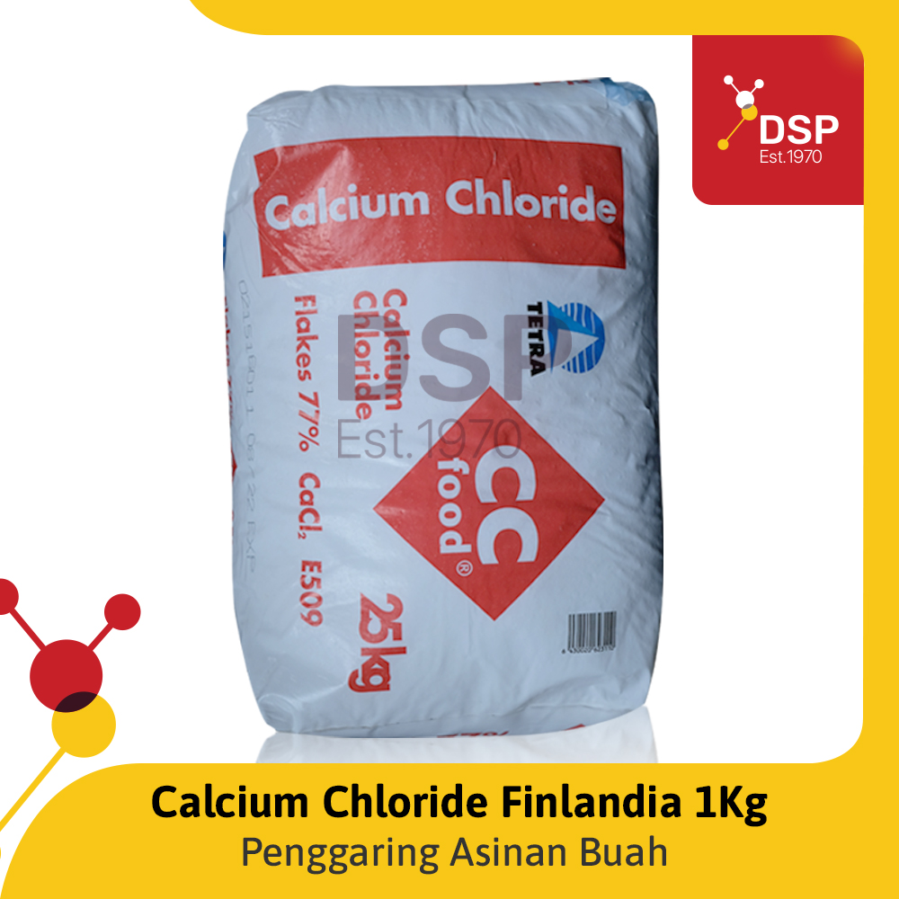 Calcium Chloride / Kalsium Klorida Flake Food Grade ex. Finlandia 1 Kg Lazada Indonesia