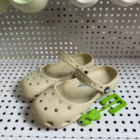 Crocs Kids Classic Ballet Clog Flats beach comfortable anti slip breathable sandals#211001