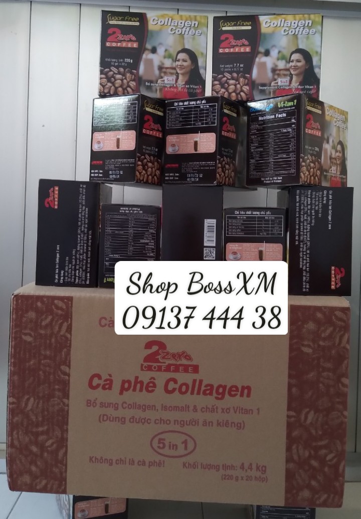 Cafe sữa hòa tan  Collagen 2 Zero (5 in 1)