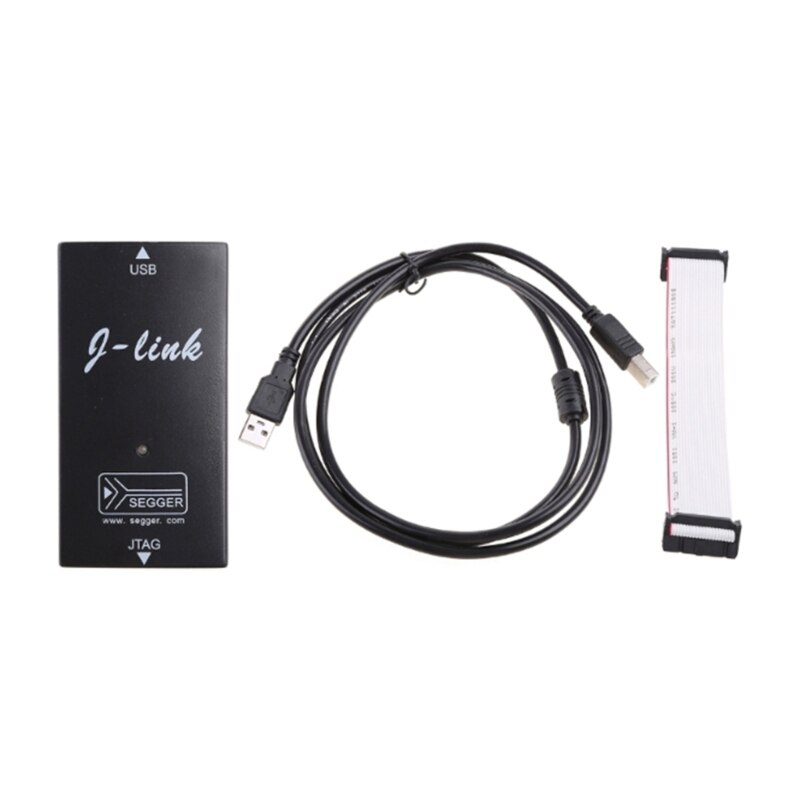 New Product Jlink V9 Emulator USB JTAG Emulator Debugger Programmer STM32- High-Speed Download Black Adapter Board V9 ARM Emulator