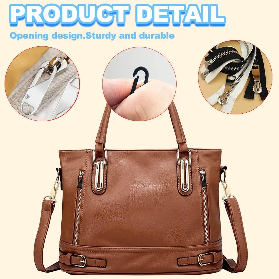 10 cái túi có khóa kéo kéo tab có thể tháo rời dây kéo khóa kéo kim loại thay thế đầu trượt dây kéo phổ thông