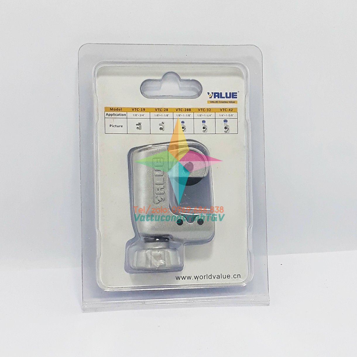 Dao cắt ống mini VALUE model VTC-19(1/8" - 3/4")