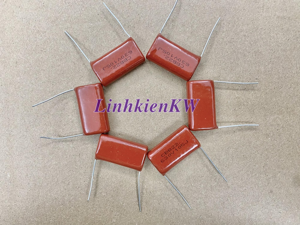 5 cái Tụ CBB22 105J 630V 1UF Mới.