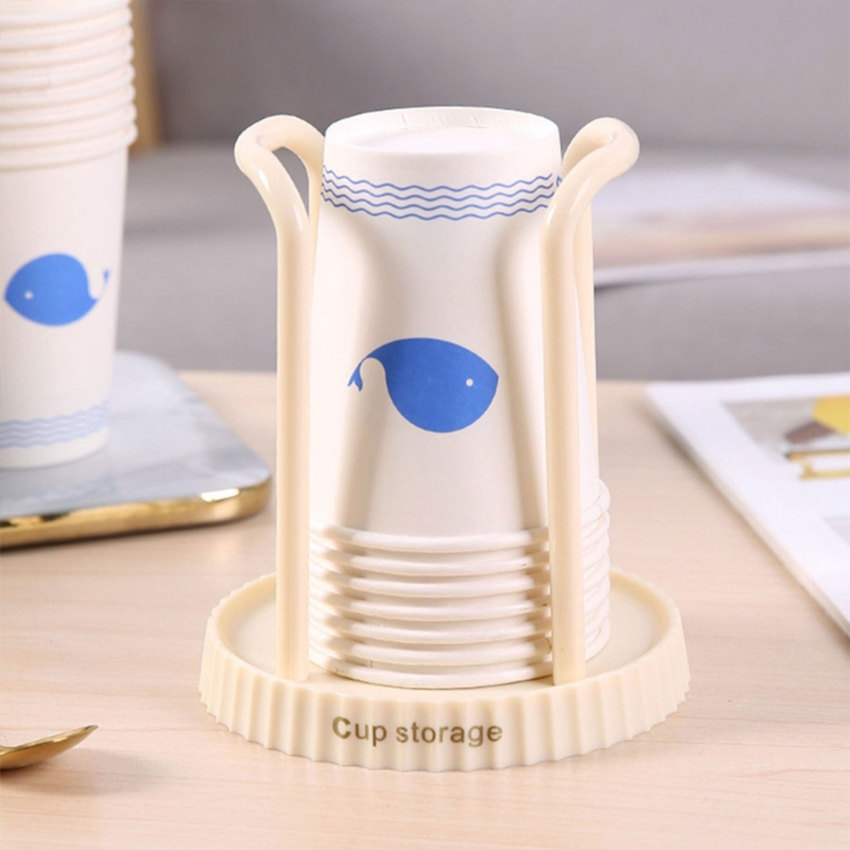 Paper Cup Holder Disposable Cup Extractor Multifunctional Cup Storage And Storage Rack Household Coffee And Tea Cup Holder