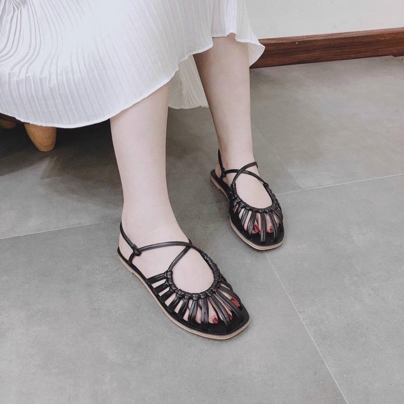 GIÀY SANDAL THẤP QUAI ĐAN CHIẾN BINH CÓ SIZE LỚN 35-42