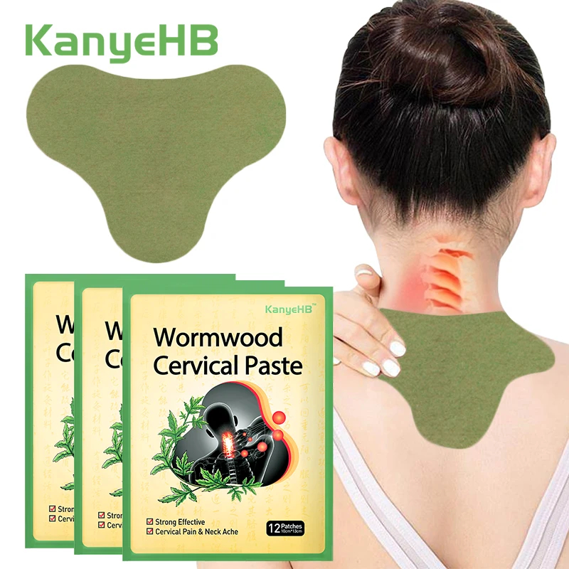 12/24/36Pcs%20Wormwood%20Cervical%20Patch%20Neck%20Spine%20Sticker%20Shoulder%20Back%20Waist%20Hands%20Relieve%20Sticker%20Arthritis%20Muscle%20Strain%20Nursing%20-%20Image%208