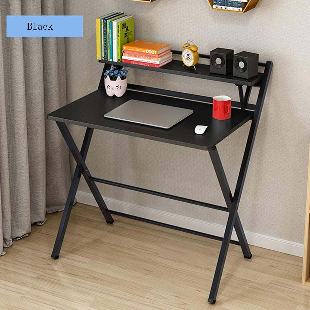 【No Assembly Required】Foldable Table Computer Desk Study Computer
