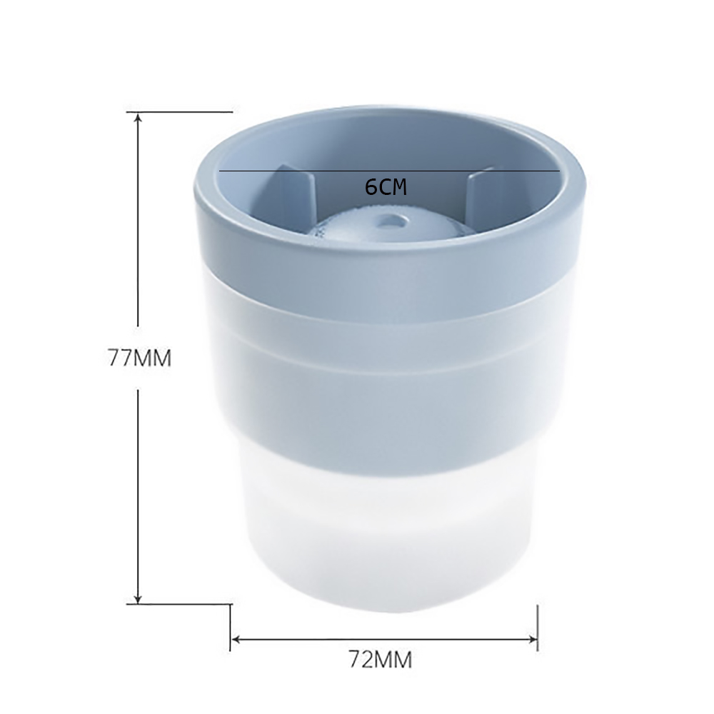 Khuôn Làm Đá Viên Lớn, Khuôn Làm Đá Hình Cầu Bằng Silicon, Khuôn Làm Đá Viên Hình Cầu Bằng Silicon Hình Tròn