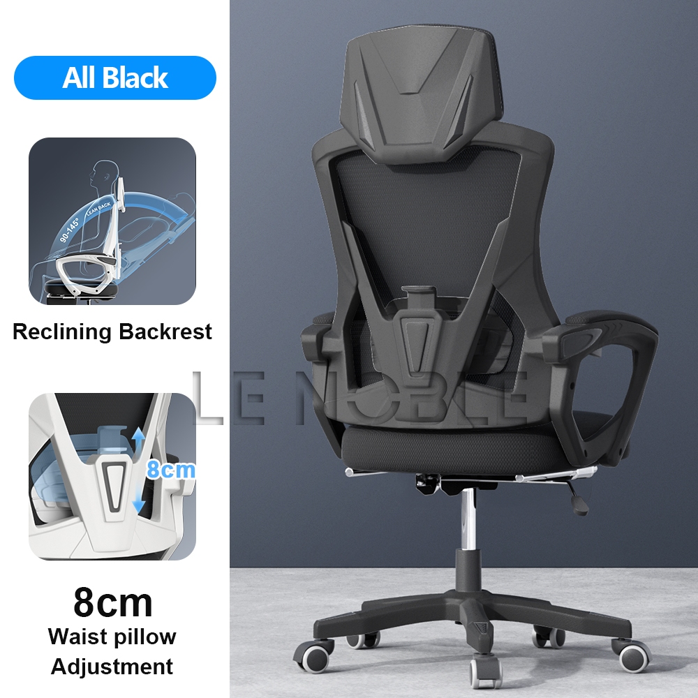 LENOBLE Strom03 Office Chair Gaming Chair Ergonomic Chair Kerusi Gaming ...