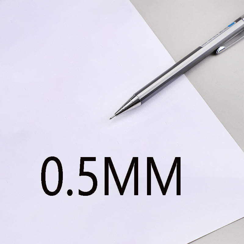 Bút chì bấm vỏ kim loại 2b ngòi 0.5 / 0.7