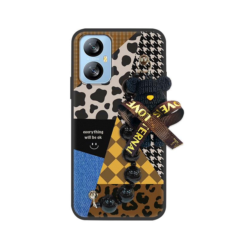 Dirt-resistant Anti-knock Phone Case For Blackview A52 cute Back Cover Black pearl pendant Skin-friendly feel Cartoon. 