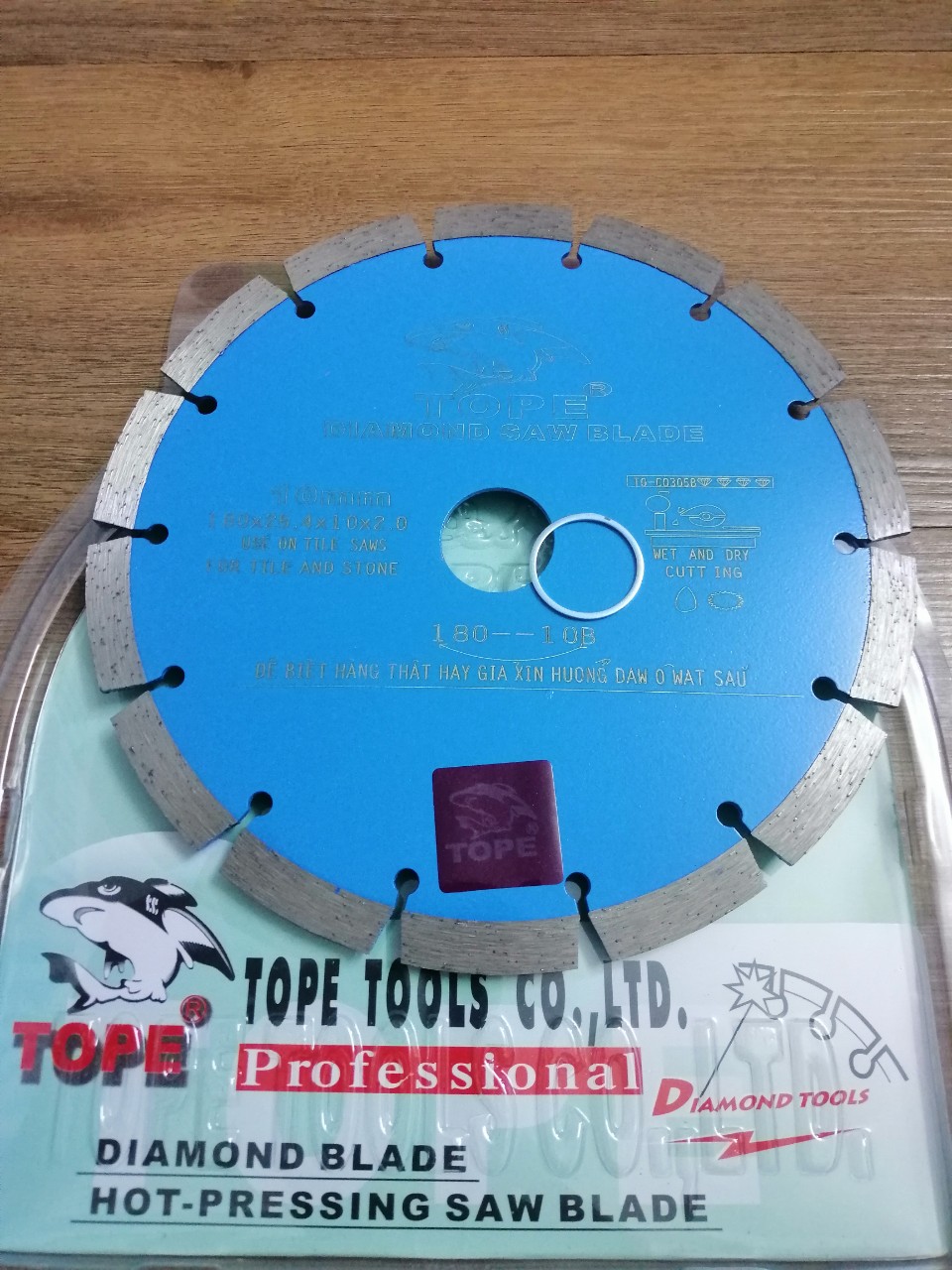 Lưỡi cắt bê tông, tường top 180mm