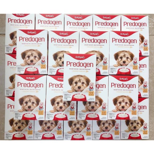 Dr.Kyan - sữa bột Predogen cho chó con - lon 400gr và hộp 110gr