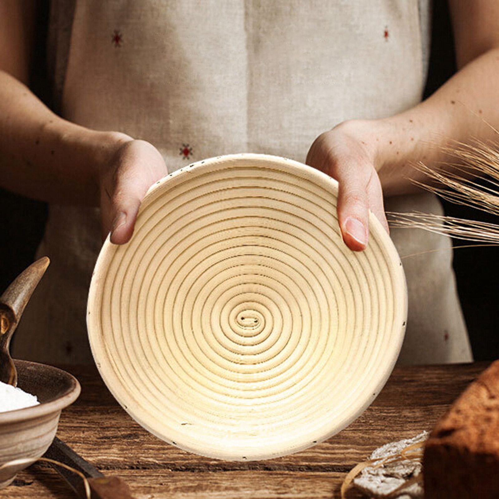 Environmentally Friendly Bread Basket Premium Eco-friendly Bread Proofing Basket Durable Reusable Easy to Clean Ideal for Bakers