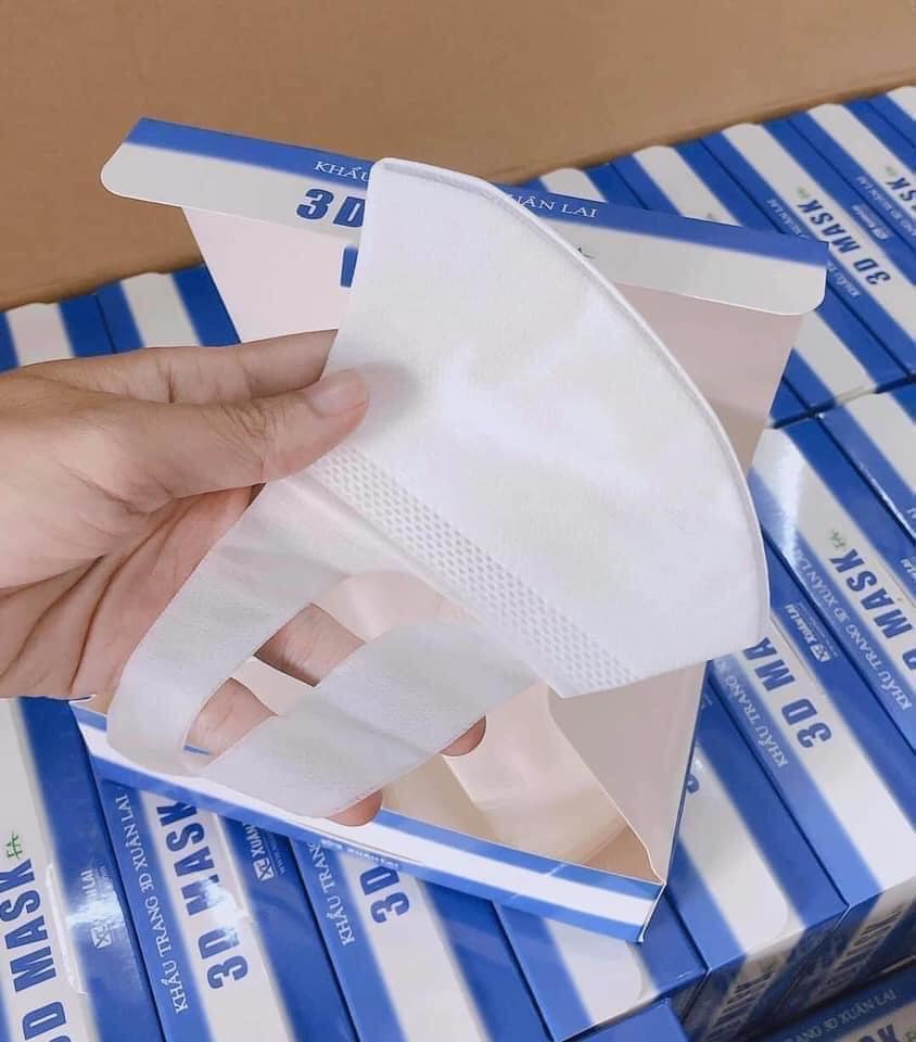 Hộp 50 chiếc khẩu trang 3D Monji chính hãng