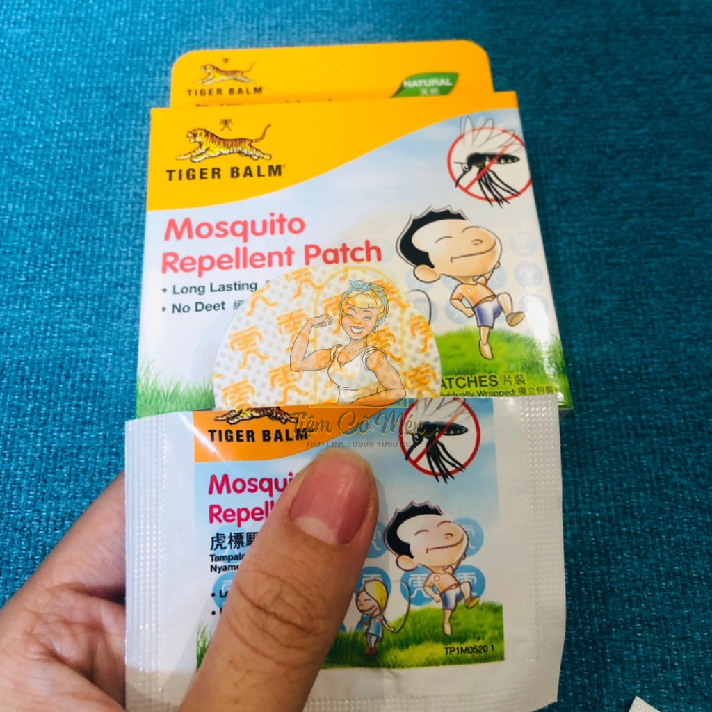 Miếng Dán Chống Muỗi Cho Bé - Tiger Balm Mosquito Repellent Patch Thái Lan