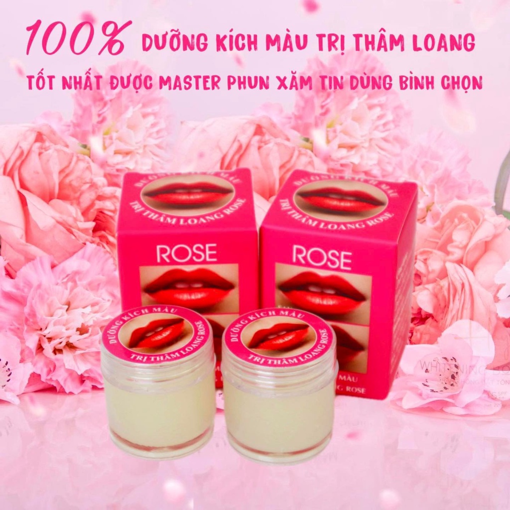 Dưỡng kích màu thâm loang rose