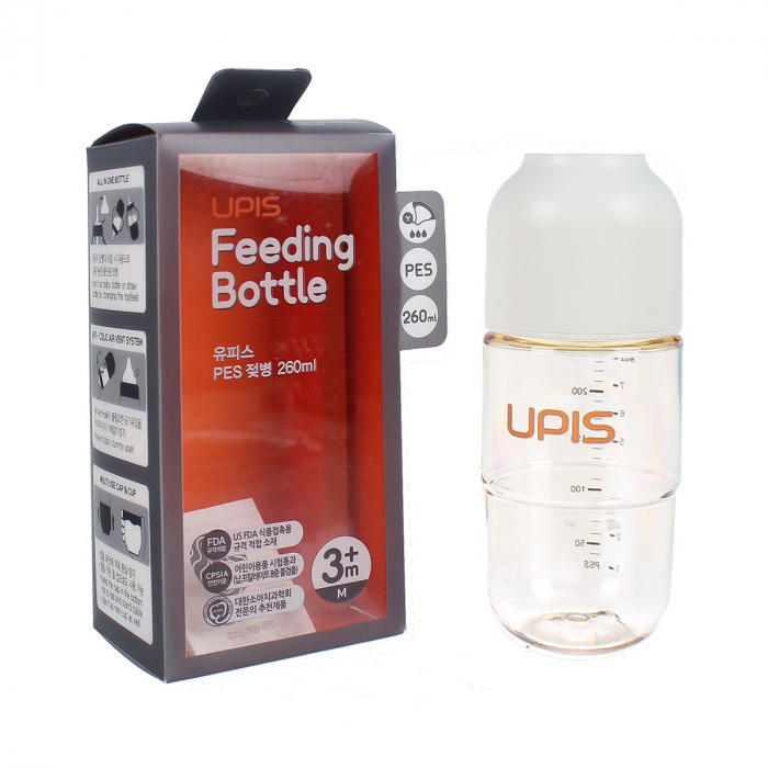 Bình sữa Upis Premium Pes 260ml (Nhiều màu)
