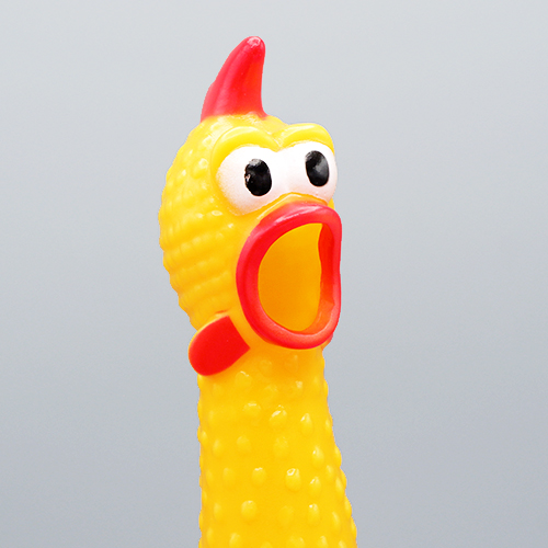 Đồ Chơi Hình Con Gà Nhật Bản (Squealing rubber chicken)