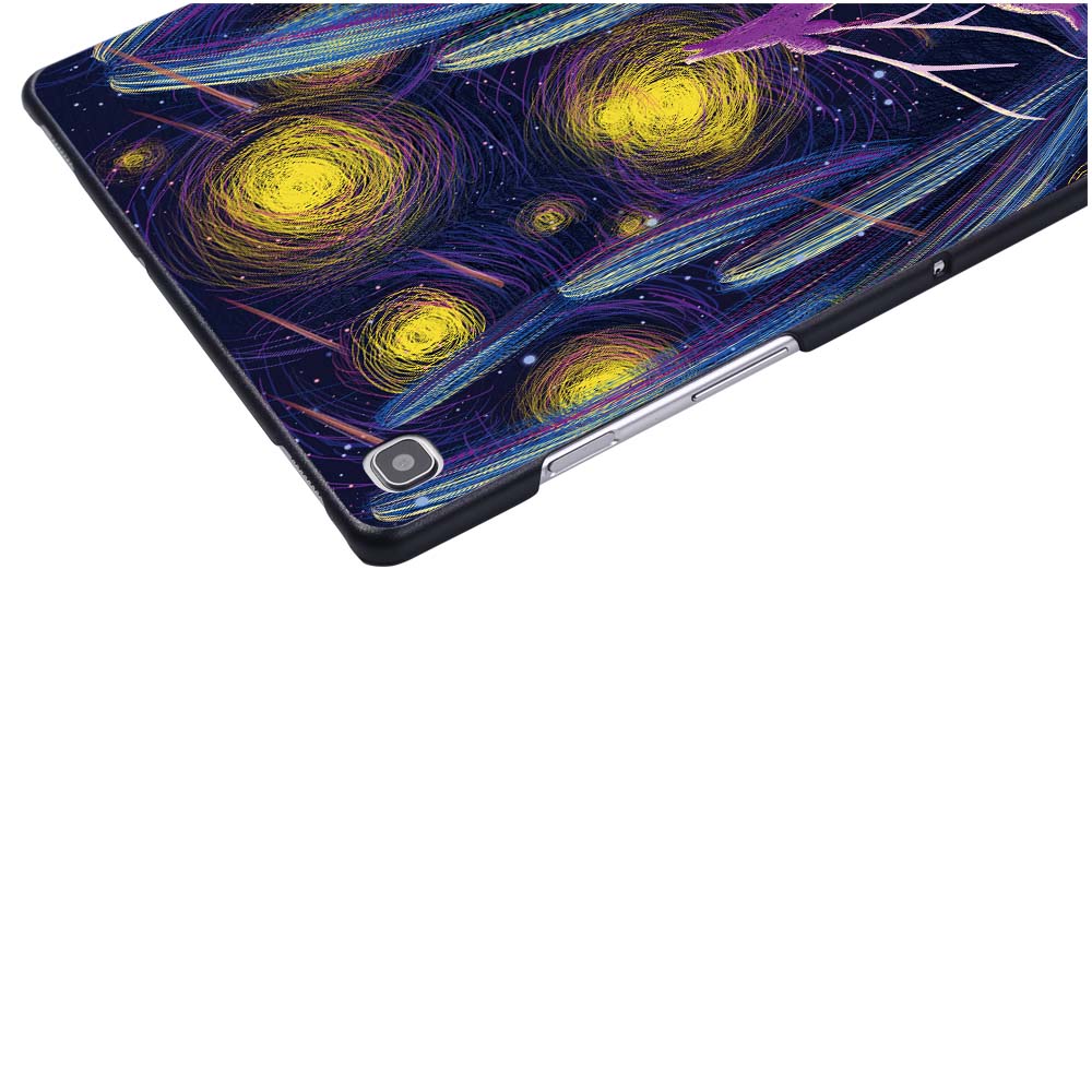 Case For Samsung Galaxy Tab A 10.1 2019 T515/T510 Printed Hard Plastic Protective back Tablet shell Cover + Free Stylus. 