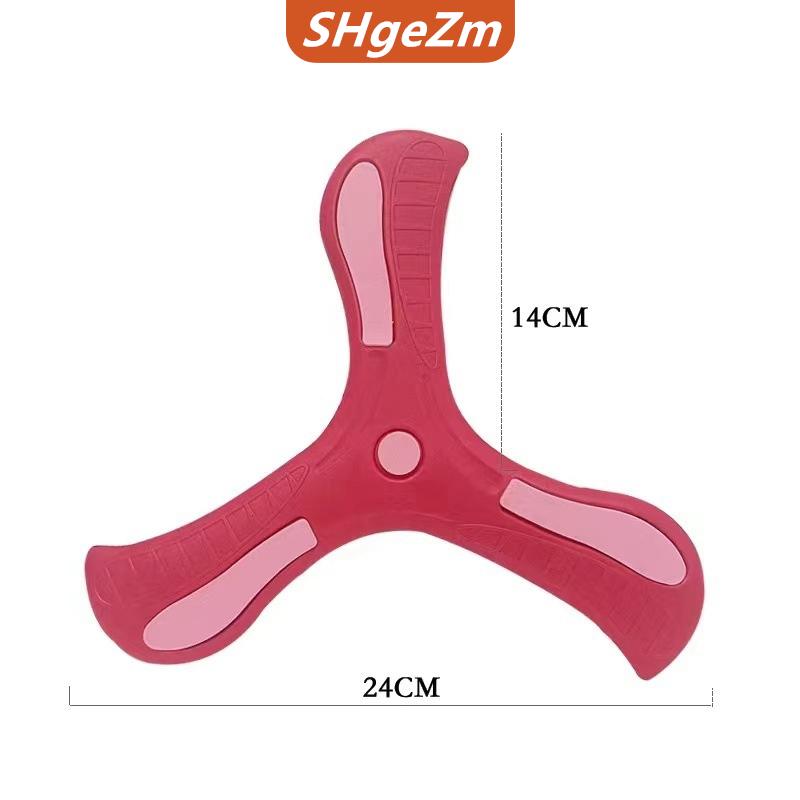 [COD] SHgeZm SPORTS  Mềm Boomerang trẻ em Đồ chơi thể thao trẻ em Nhựa Con Quay ba cánh Di động Tương tác Đĩa bay chéo ba lá Đồ chơi ngoài trời