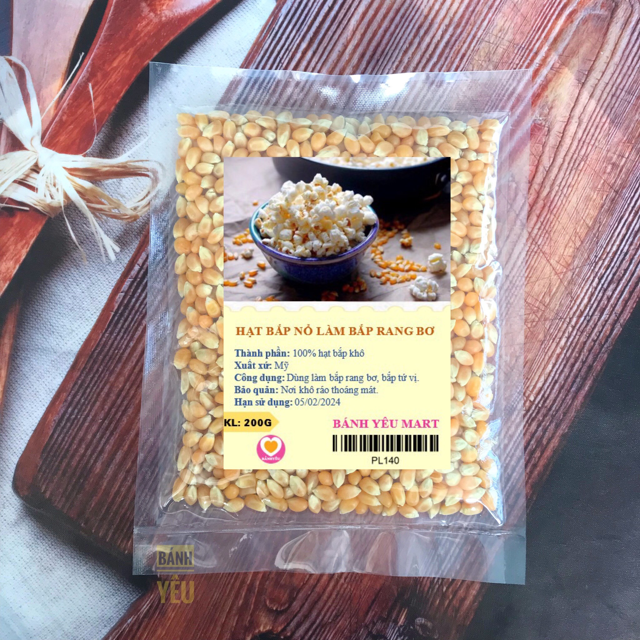 200 grams Dry Pop Corn